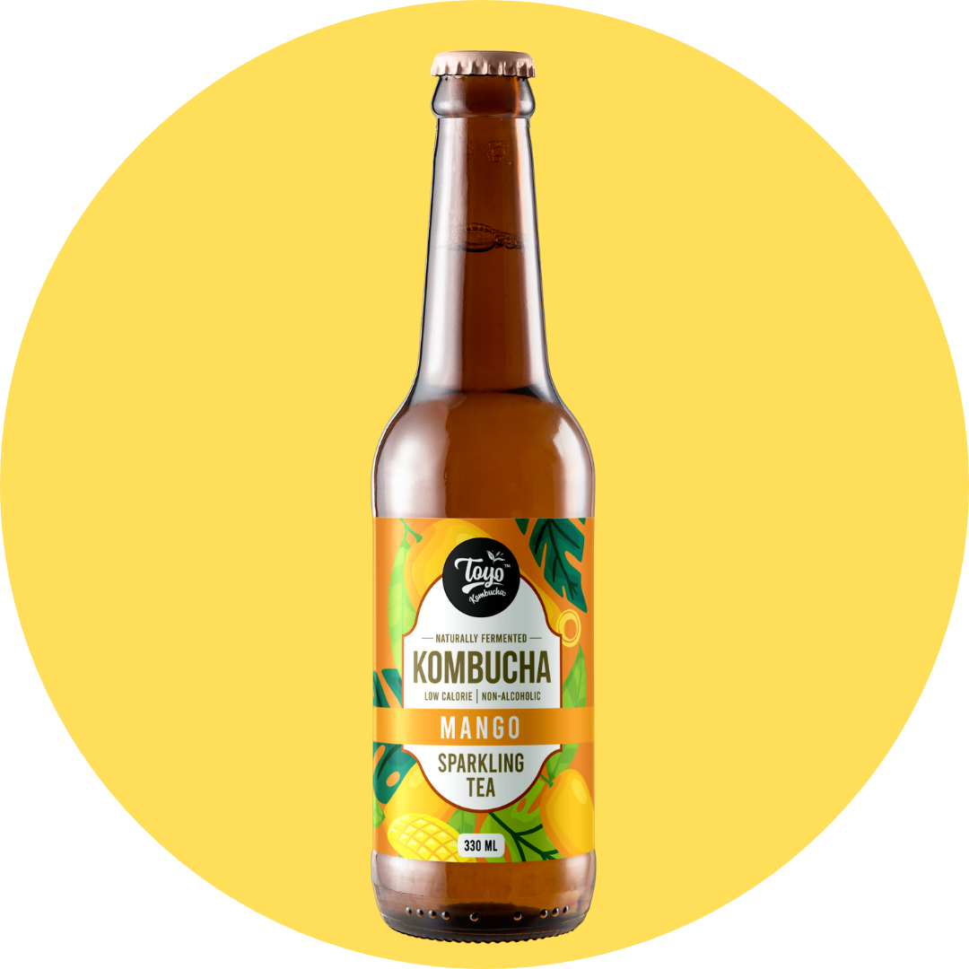 Toyo Kombucha - Sparkling Drink - Low Sugar (6 Flavours Trial Pack)