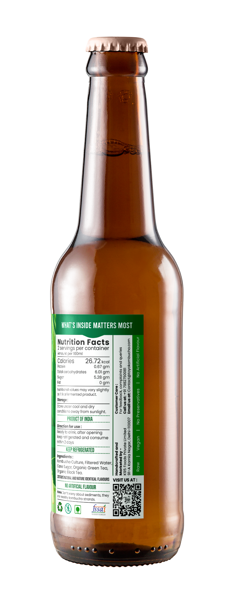 Lemon Grass Kombucha (Pack of 6)