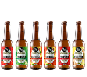 Kombucha Trial Pack Zero Sugar - Pack of 6